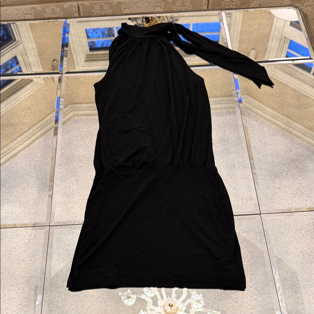 Express Black One Shoulder Dress
